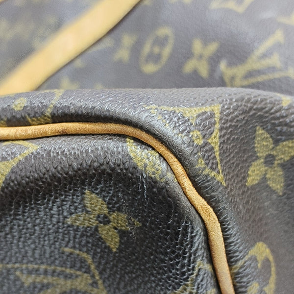 SAC SOUPLE 55 Monogram Coated Canvas Brown
