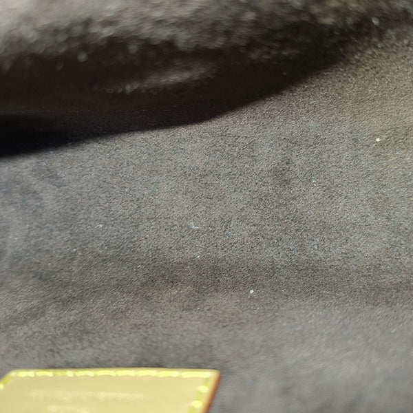 Pochette Camille Monogram Coated Canvas Brown
