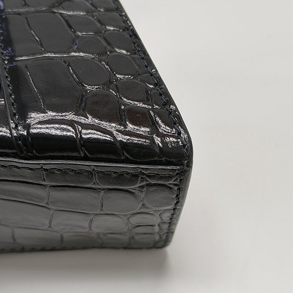 Hourglass Small Calfskin Black