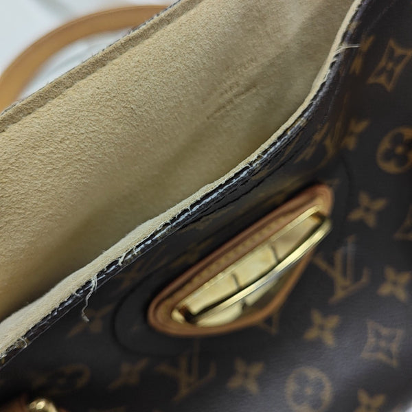 BEVERLY Monogram Coated Canvas Brown