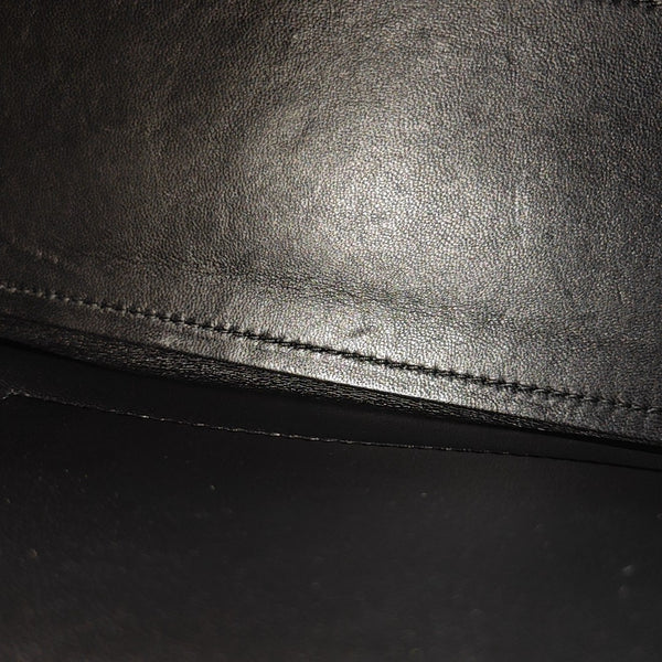 Crush Medium Quilted Calfskin Black