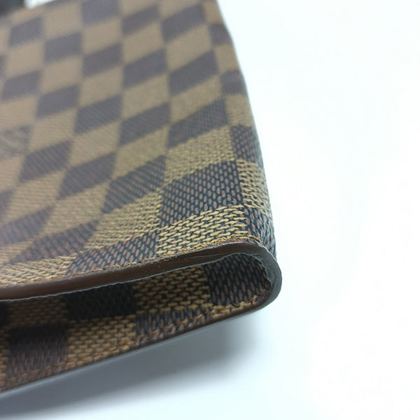 JOSÉPHINE 15 Damier Ebene Coated Canvas Brown