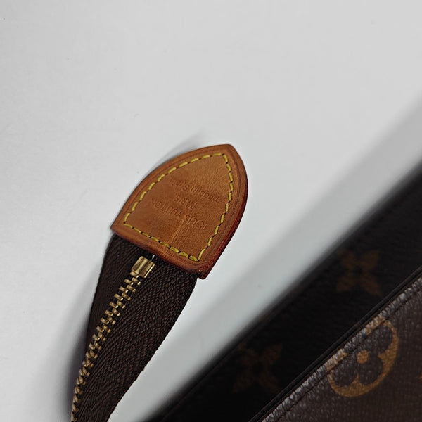 TOILET POCKET 26 Monogram Coated Canvas Brown