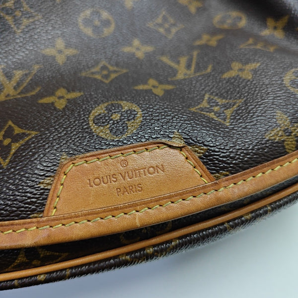 MENILMONTANT MM Monogram Coated Canvas Brown