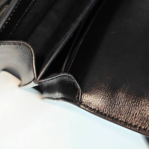 SUNSET Medium Calfskin Black