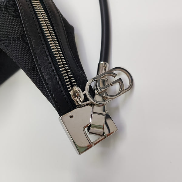 Monogram Canvas Top Handle Bag Black