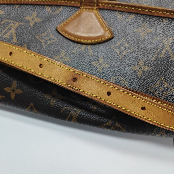 SOLOGNE PM Monogram Coated Canvas Brown