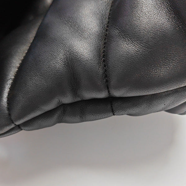 PUFFER Small Quilted Lambskin Black
