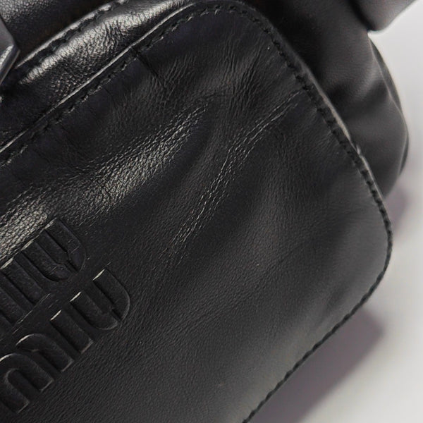 Lambskin Shoulder Bag Black