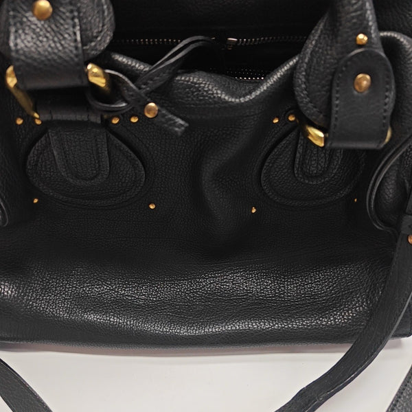 Calfskin Shoulder Bag Black
