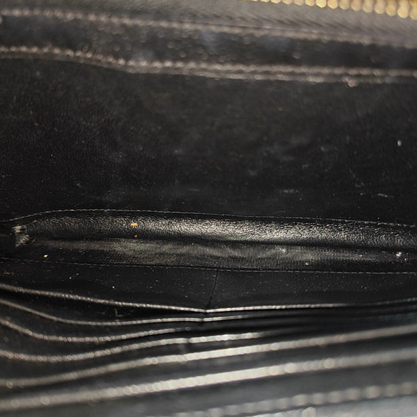 MONOGRAM Medium Chevron Calfskin Black