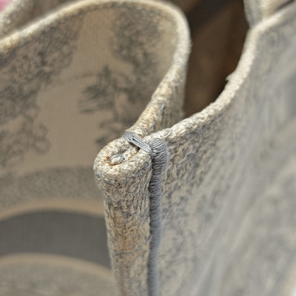 Book Tote Medium Canvas Gray