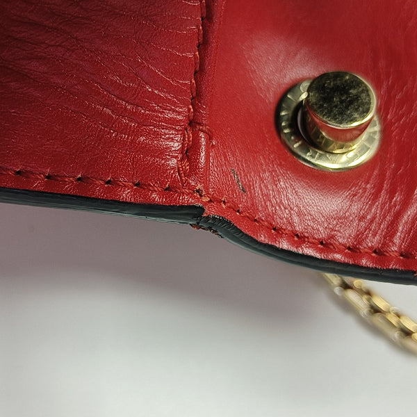 SERPENTI FOREVER Small Calfskin Red