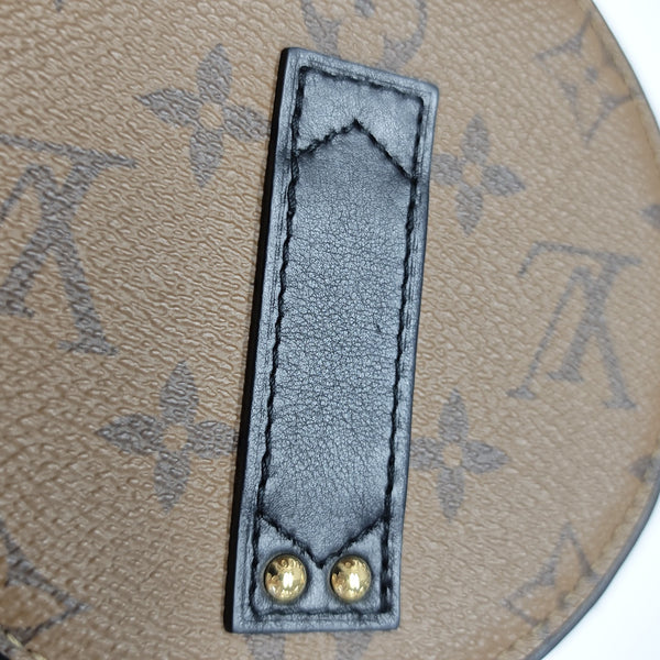 BOITE CHAPEAU Mini Monogram Coated Canvas Brown