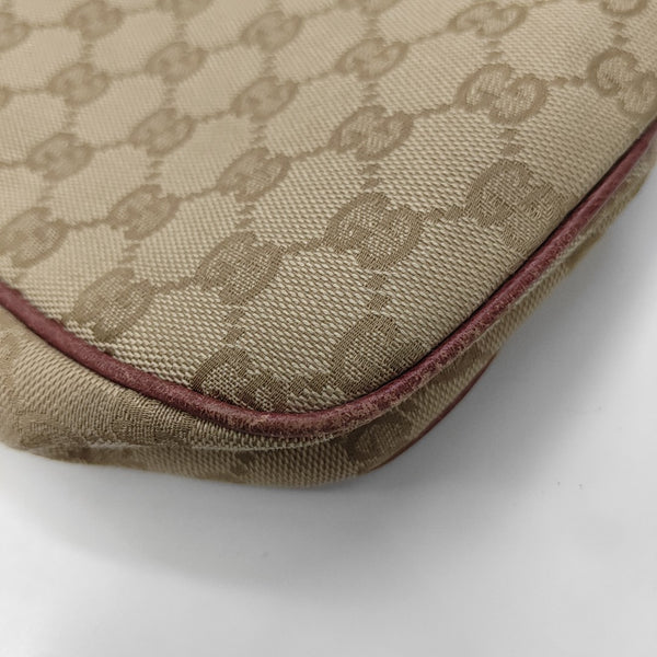 Monogram Canvas Top Handle Bag Brown