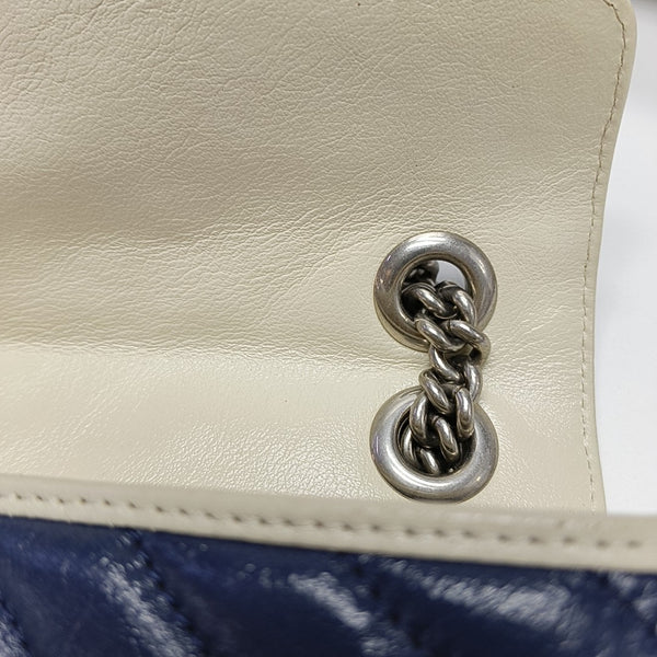 GG Marmont Medium Quilted Calfskin Blue