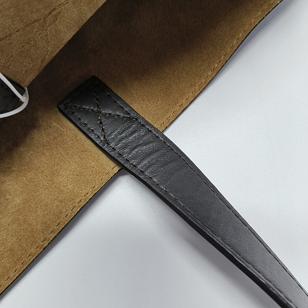 Puzzle Fold Large Calfskin Gray