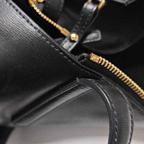 City Quilted Calfskin Black