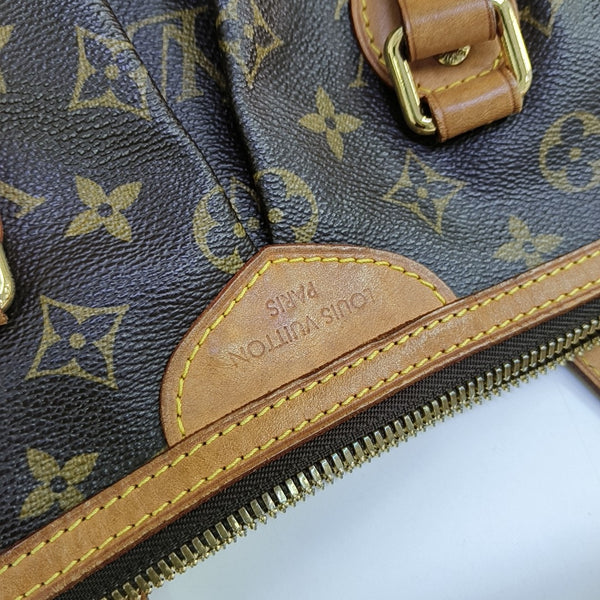 PALERMO PM Monogram Coated Canvas Brown