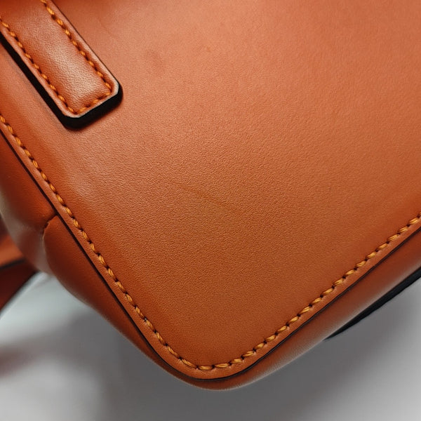 Goya Small Calfskin Orange