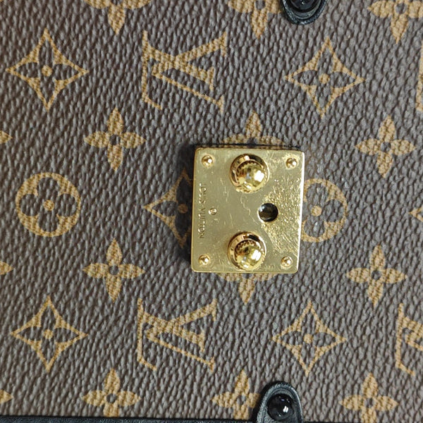 TRUNK Monogram Coated Canvas Brown