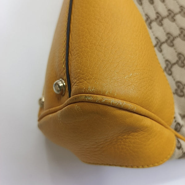 Monogram Canvas Tote Bag Beige