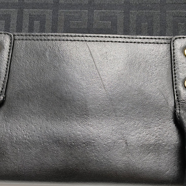 Canvas Top Handle Bag Black
