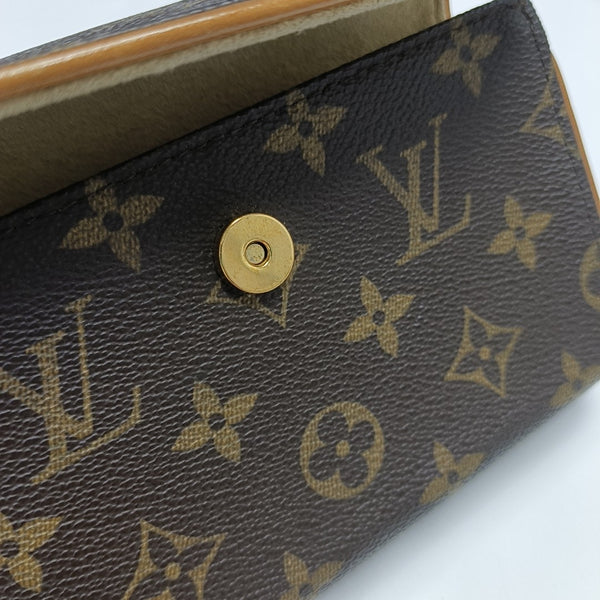 FLORENTINE Monogram Coated Canvas Brown
