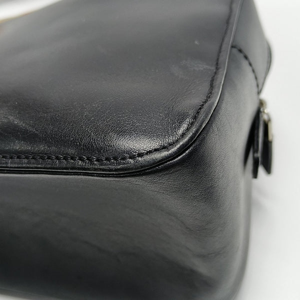 Calfskin Top Handle Bag Black