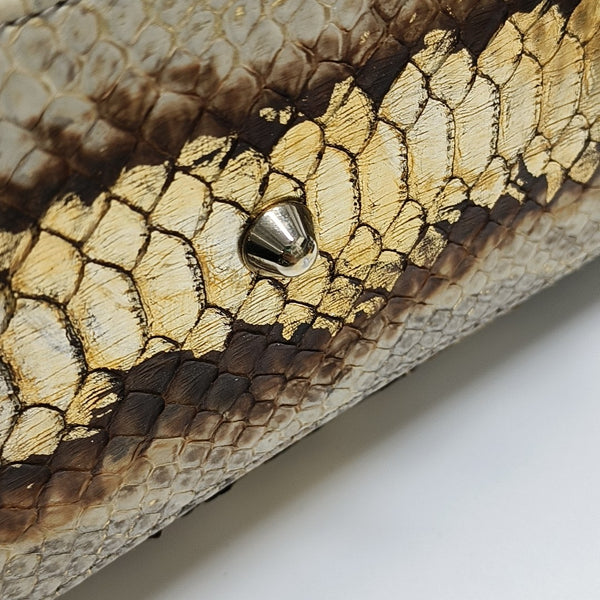 Lady Dior Large Python Multicolor