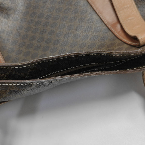 MACADAM SHOPPING BAG Coated Canvas Brown