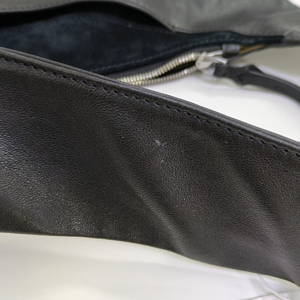 Calfskin Shoulder Bag Black