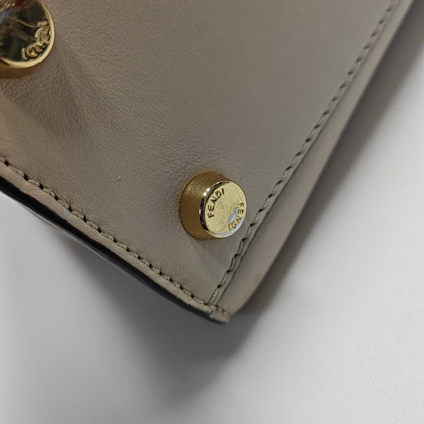 Peekaboo Essential Medium Calfskin Beige