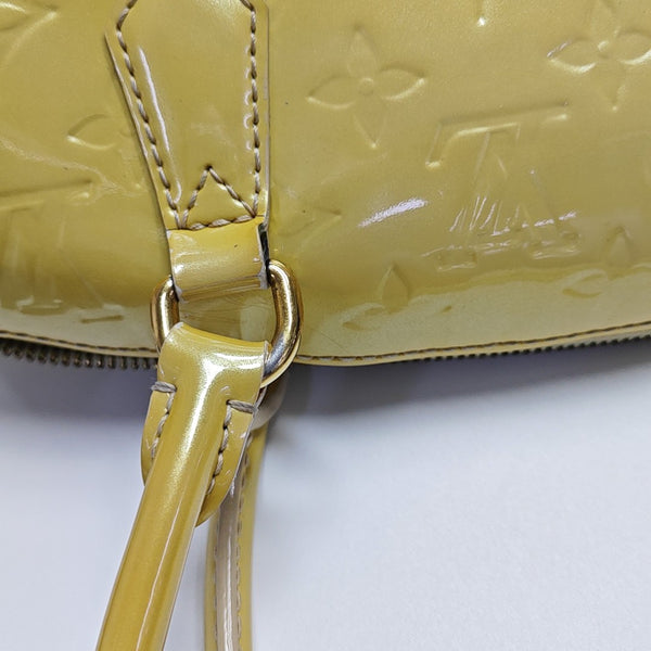 SHERWOOD Monogram Patent Leather Yellow