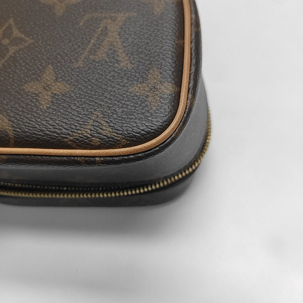 NICE Super Mini Monogram Coated Canvas Brown