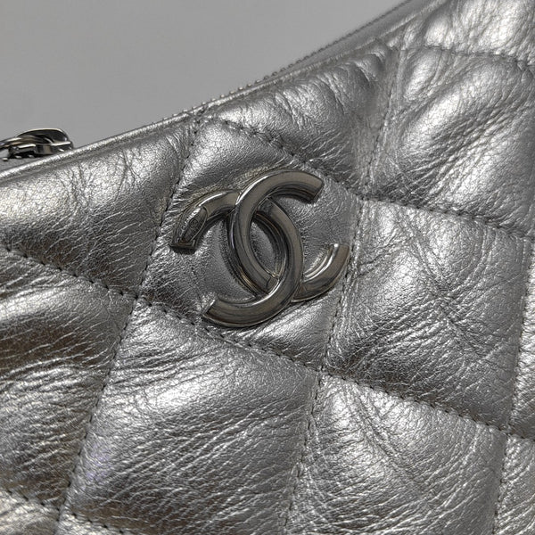 Quilted Calfskin Silver