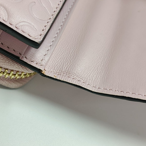 Monogram Lambskin Wallet Pink