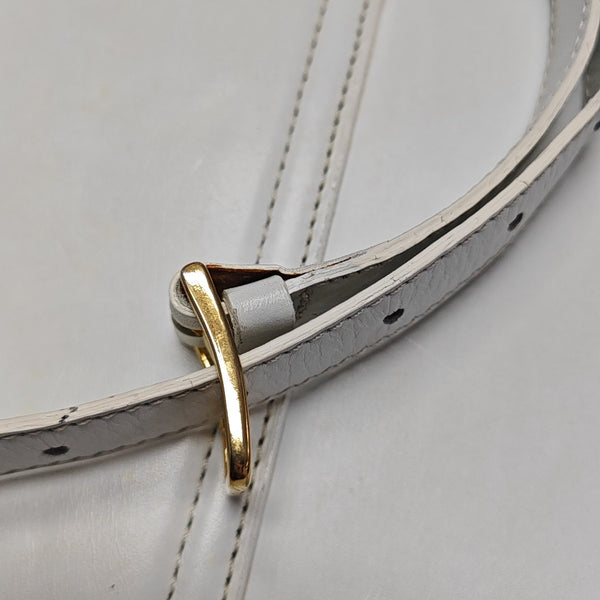 Calfskin Shoulder Bag White