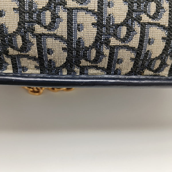 30 Montaigne Oblique Canvas Blue