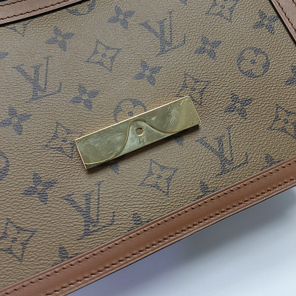 DAUPHINE MM Monogram Coated Canvas Brown