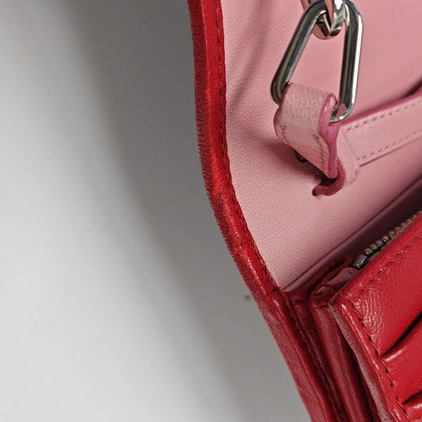 Quilted Lambskin Red