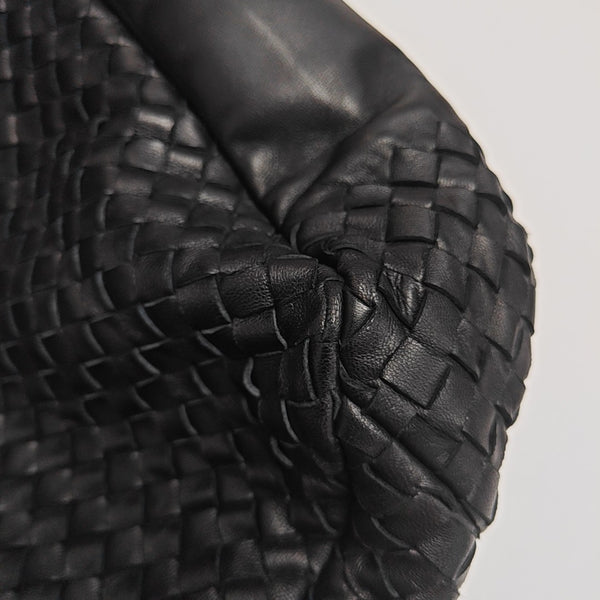 Calfskin Shoulder Bag Black