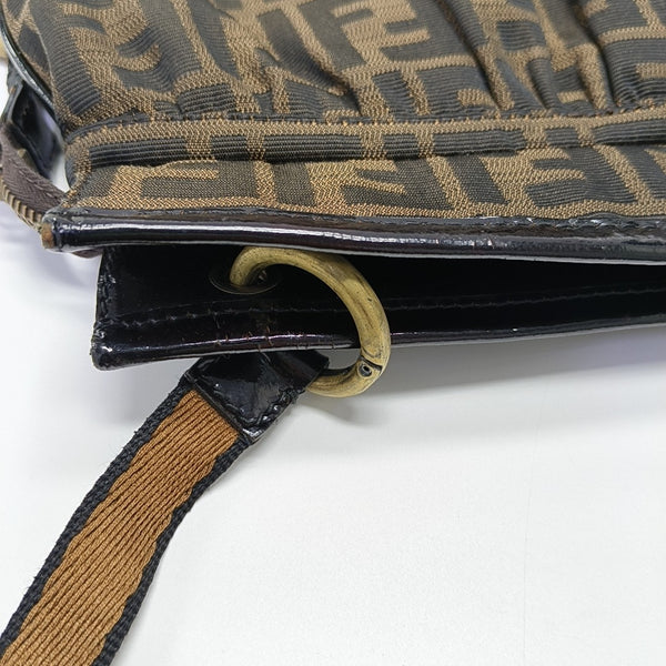 Canvas Shoulder Bag Brown