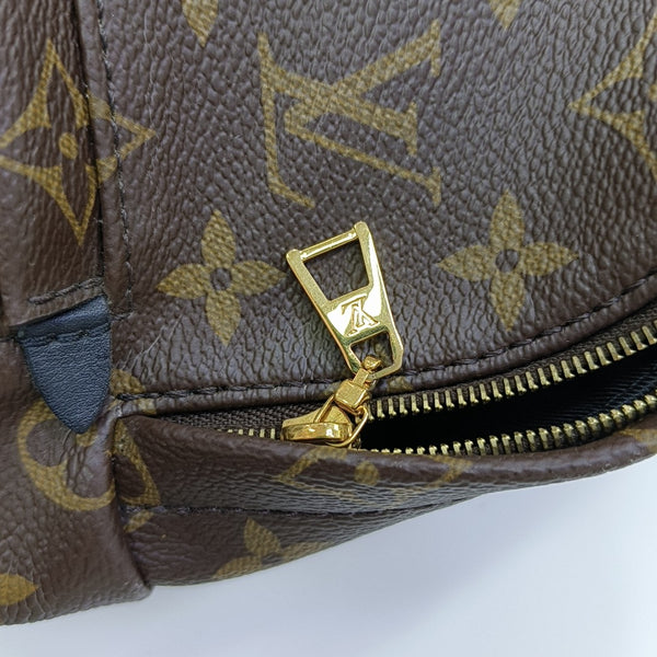 PALM SPRINGS Mini Monogram Coated Canvas Brown
