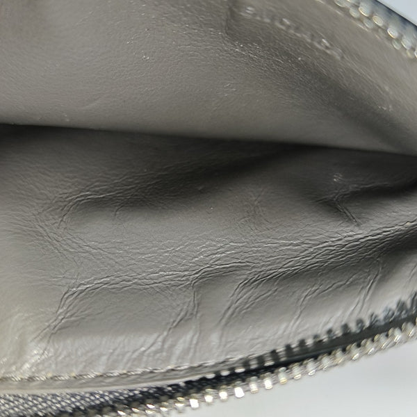 Authenticated pre-owned Classic City Calfskin Grey Card Holder - Card Holder at Looply