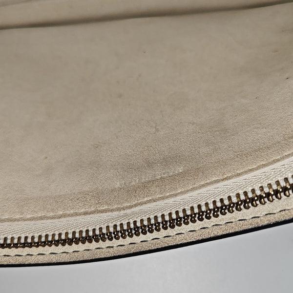 Calfskin Shoulder Bag White