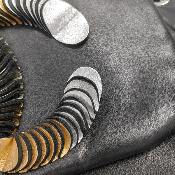 LUXURY LINE Large Lambskin Black