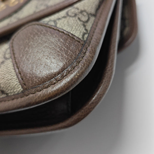 Neo Vintage Small Monogram Coated Canvas Beige