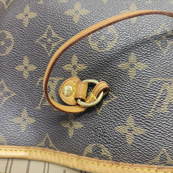 NEVERFULL GM Monogram Coated Canvas Brown