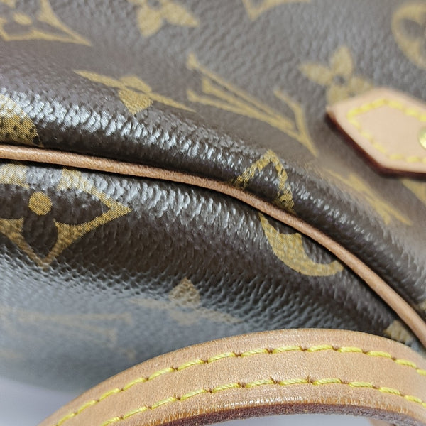 SPEEDY Nano Monogram Coated Canvas Brown
